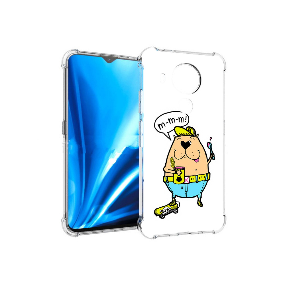 

Чехол MyPads Tocco для Nokia 5.4 Бобр (PT156621.100.30), Прозрачный, Tocco