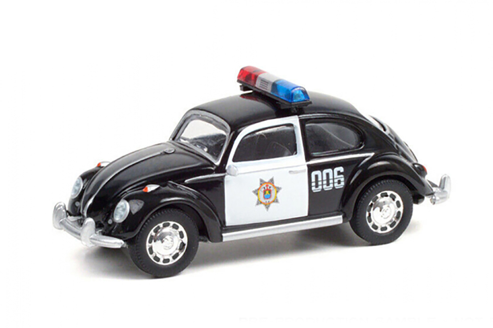 

Модель коллекционная GREENLIGHT Vw volkswagen beetle veracruz mexico police, Черный