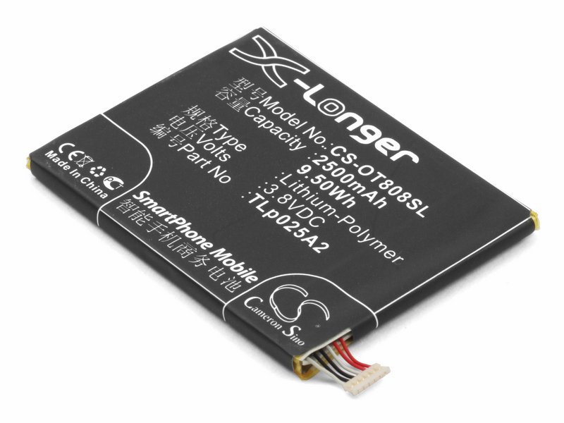 

Аккумулятор для Alcatel One Touch 6043D, 8000D, 8008D (TLp025A2)