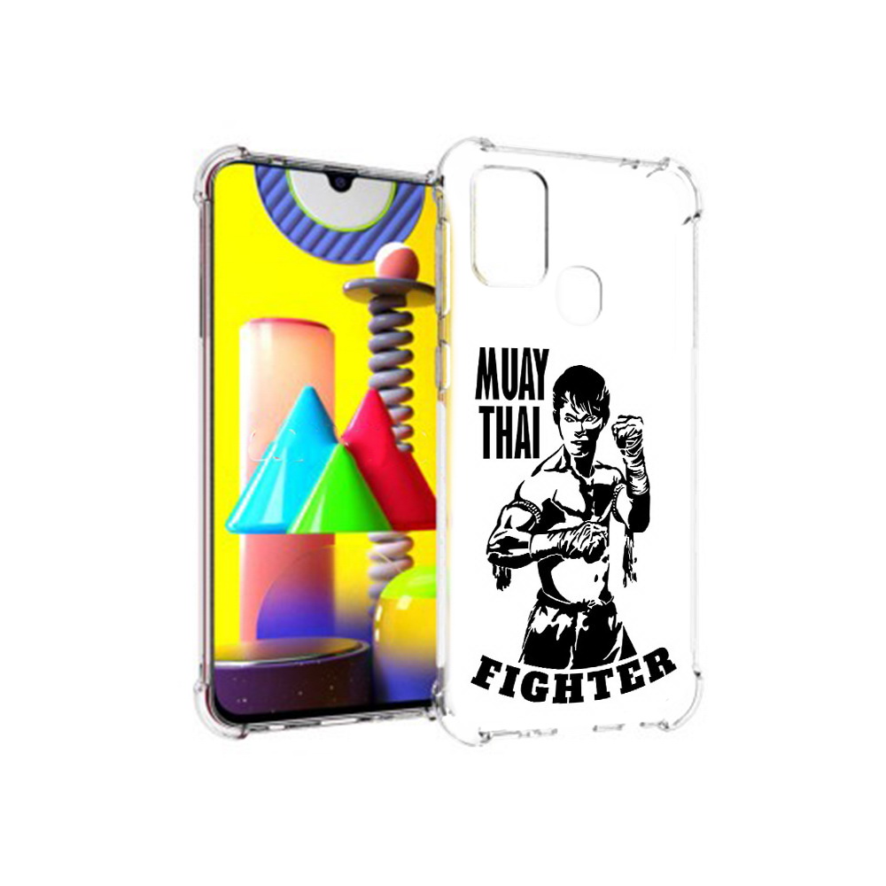 

Чехол MyPads Tocco для Samsung Galaxy M31 Единоборства муайтай (PT147019.488.76), Прозрачный, Tocco