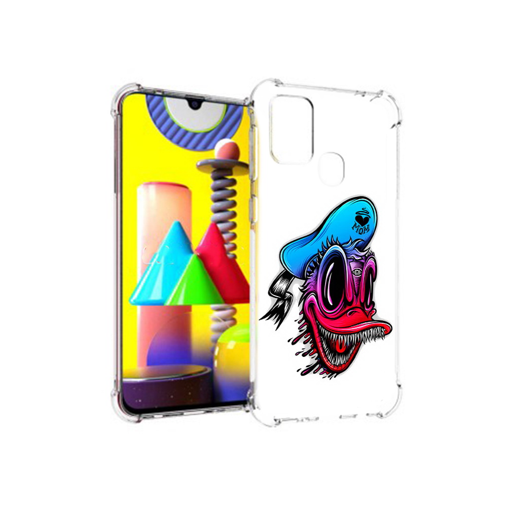 

Чехол MyPads Tocco для Samsung Galaxy M31 Дональд (PT147019.488.71), Прозрачный, Tocco