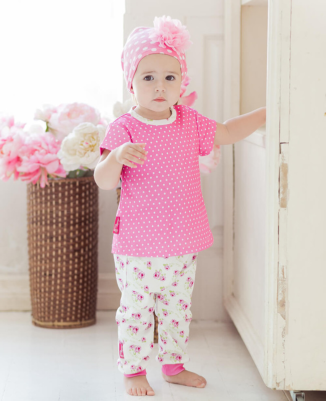 Брюки - 3 пары Lucky Child 30-219 цв. ассорти р.74-80