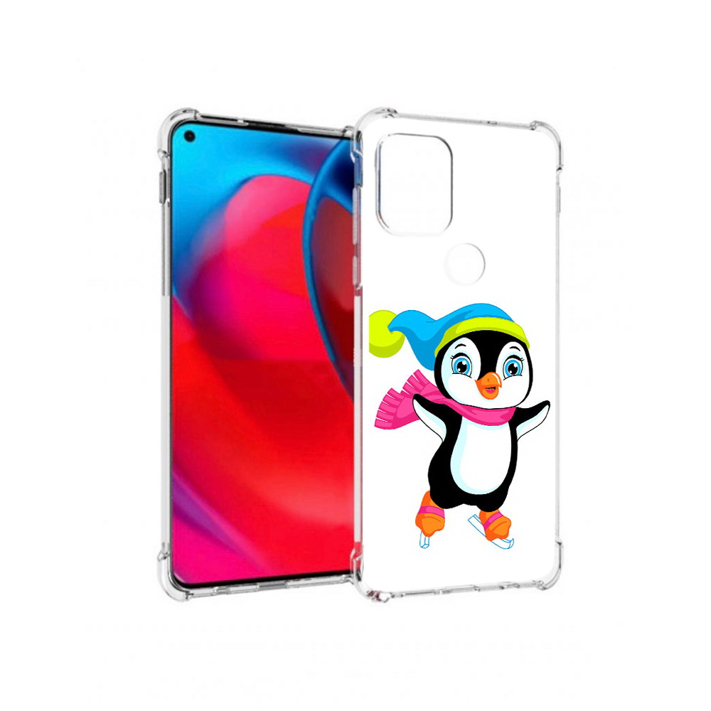 

Чехол MyPads Tocco для Motorola Moto G пингвин на коньках (PT227067.359.540), Прозрачный, Tocco