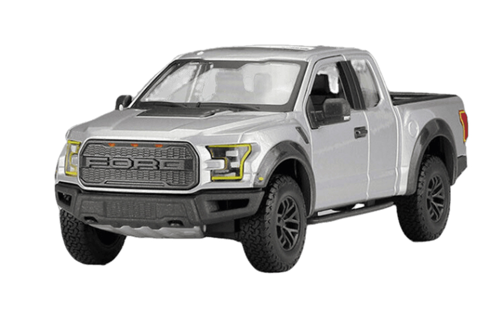 

Модель коллекционная MAISTO Ford F-150 raptor 2017 grey / форд раптор серый, Серебристый