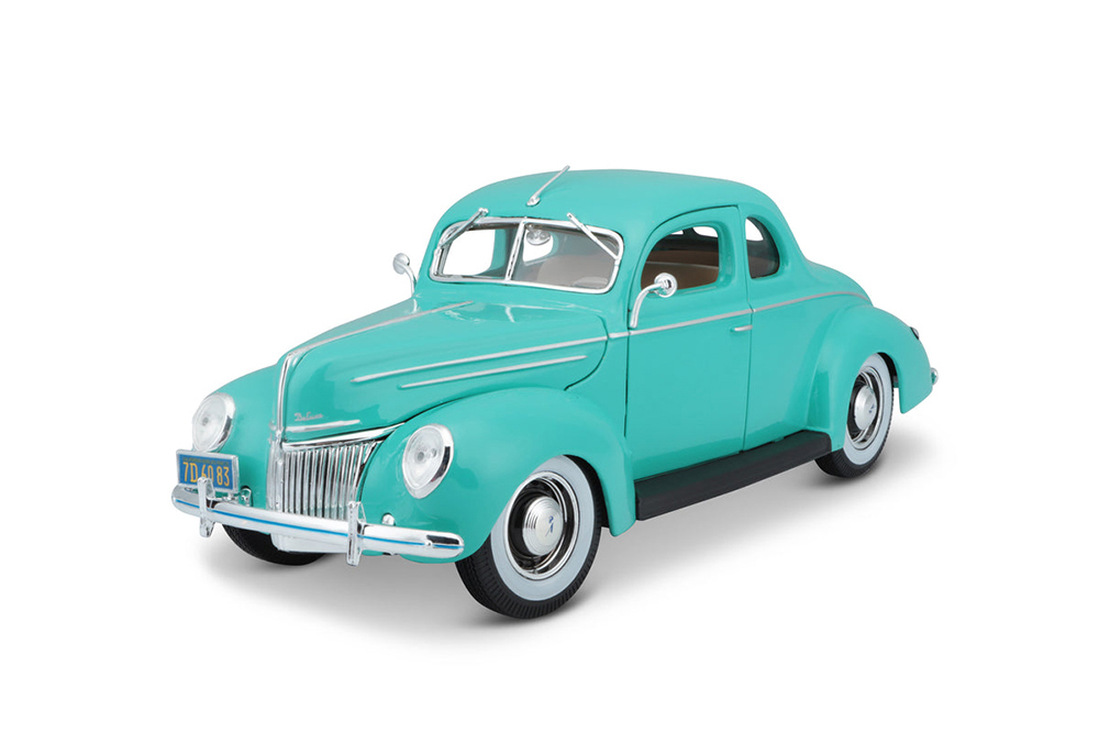 

Модель коллекционная MAISTO Ford deluxe coupe 1939 green / форд делюкс зеленый, Бирюзовый