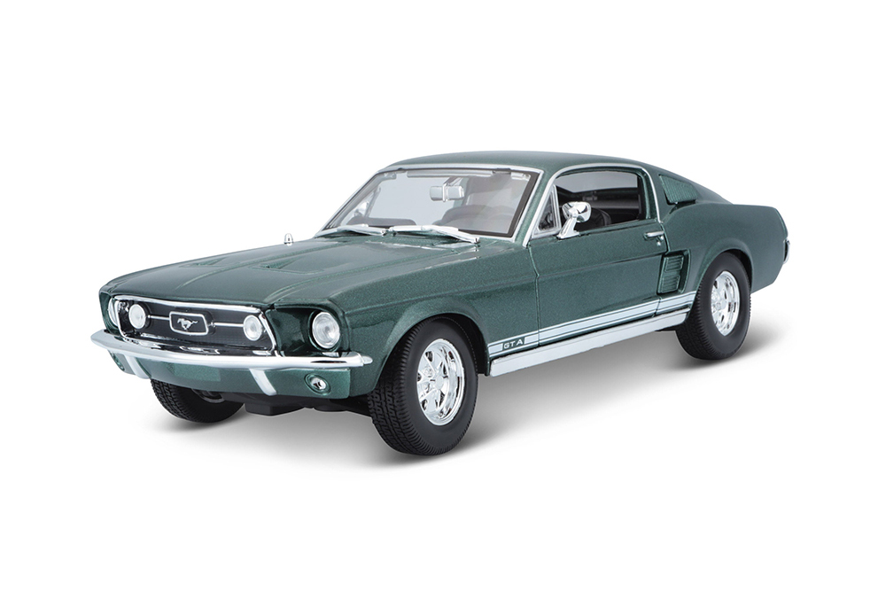 

Модель коллекционная Ford mustang gta fastback 1967 green metallic / форд мустанг зеленый