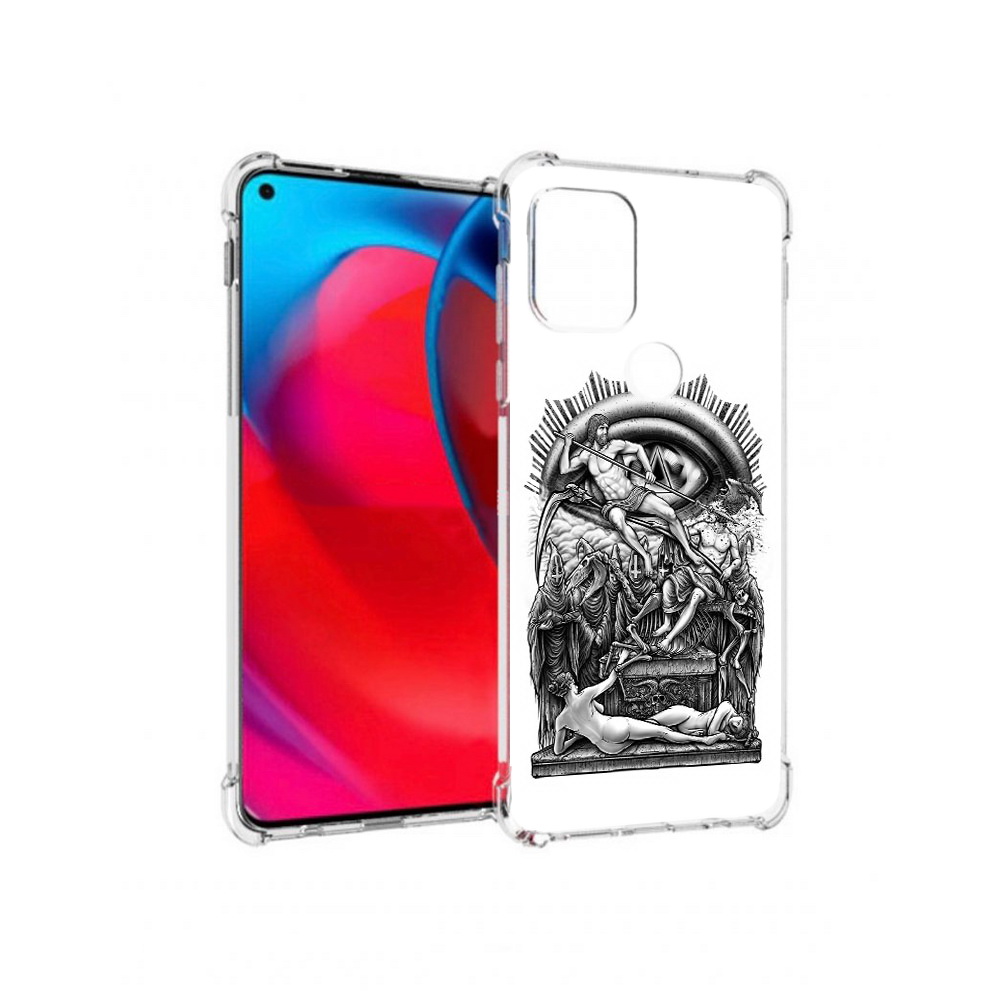 

Чехол MyPads Tocco для Motorola Moto G оракул черно белый (PT227067.359.528), Прозрачный, Tocco