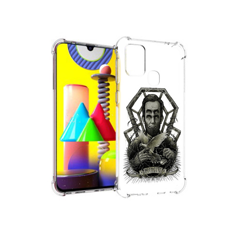

Чехол MyPads Tocco для Samsung Galaxy M31 франклин абстракция (PT147019.488.662), Прозрачный, Tocco