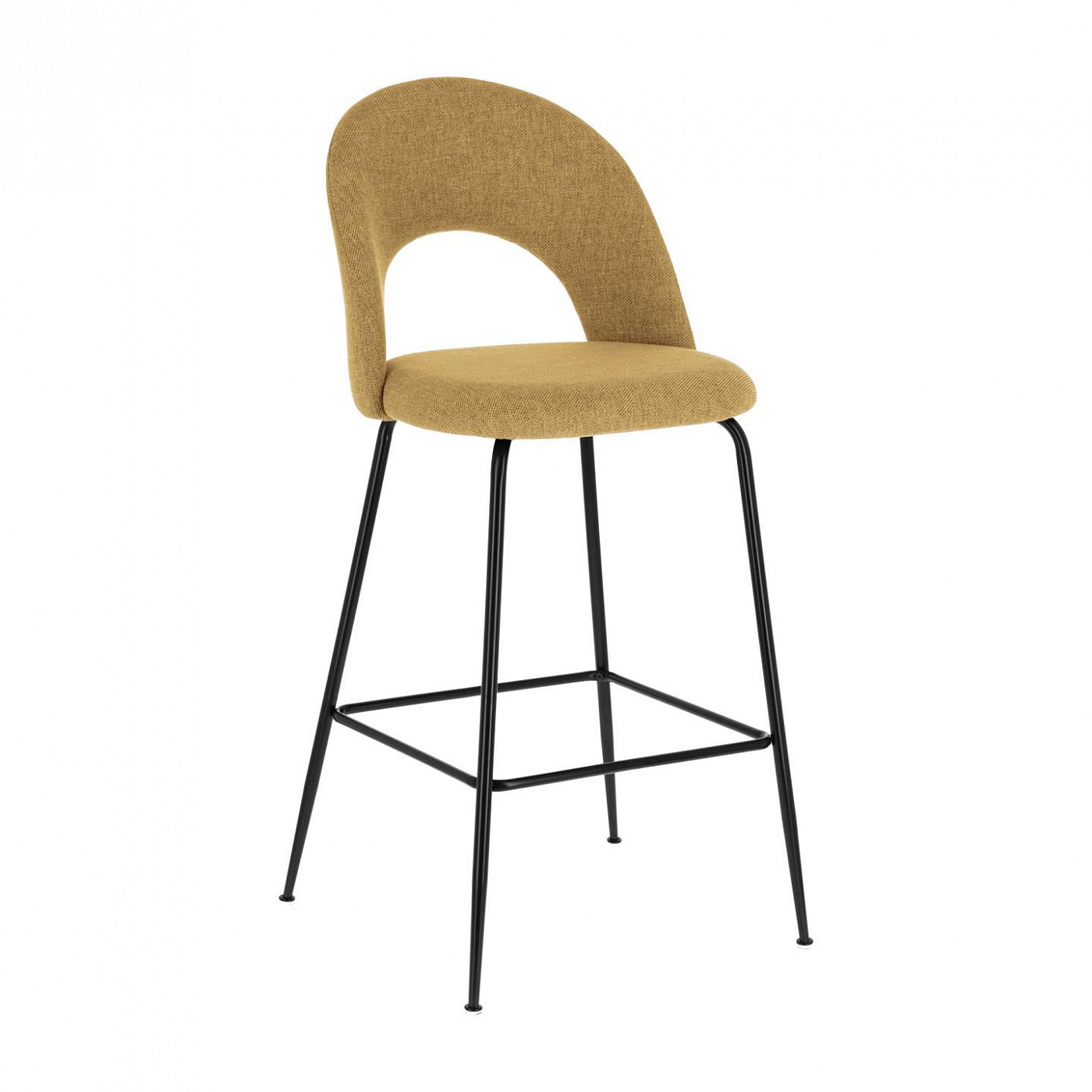 фото Полубарный стул mahalia горчично-желтый la forma