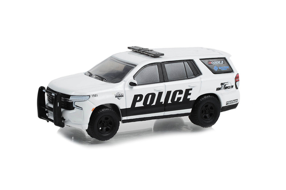 

Chevrolet tahoe police pursuit vehicle general motors fleet police 2021 white, Белый