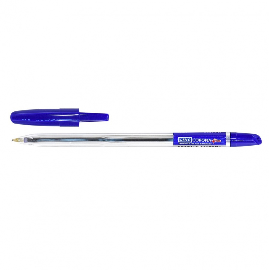 Набор шариковых ручек Linc Corona Plus (035мм синий цвет чернил) 4шт 24 уп (3002N/blue/4)