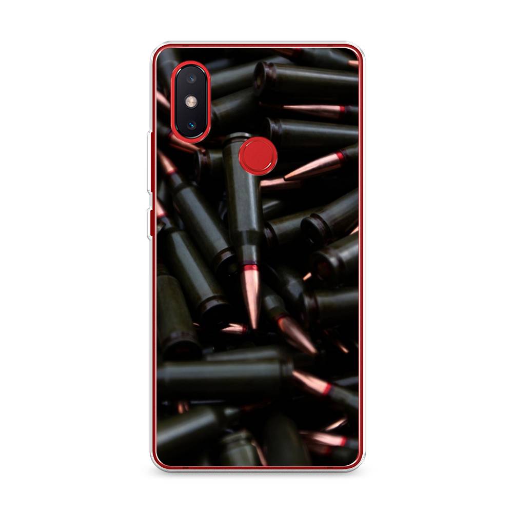 

Чехол Awog на Xiaomi Mi 8 SE "Пули черные", Разноцветный, 33750-5