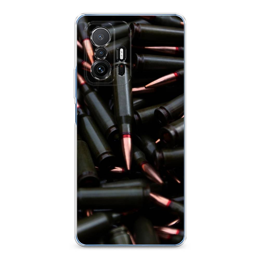 фото Силиконовый чехол "пули черные" на xiaomi mi 11t awog