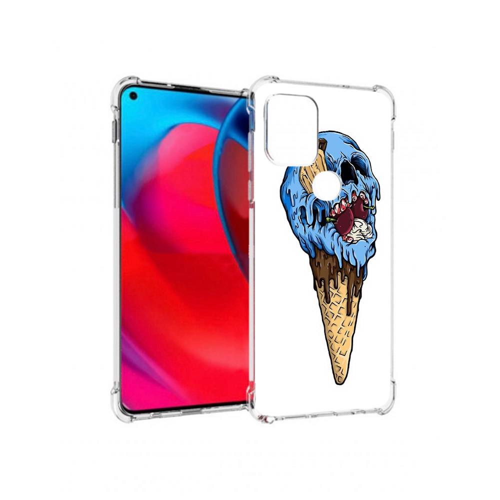 

Чехол MyPads Tocco для Motorola Moto G мороженное череп (PT227067.359.484), Прозрачный, Tocco