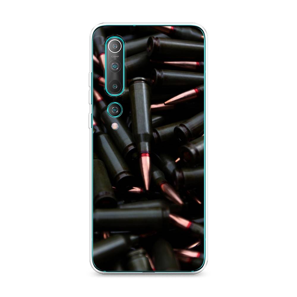 

Чехол Awog на Xiaomi Mi 10 Pro "Пули черные", Разноцветный, 37850-5