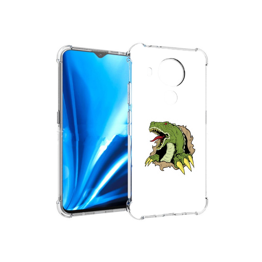 

Чехол MyPads Tocco для Nokia 5.4 годзила (PT156621.100.290), Прозрачный, Tocco
