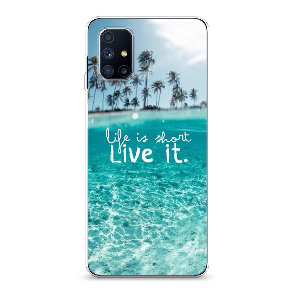 

Чехол Awog на Samsung Galaxy M51 / Самсунг M51 "Live it", Разноцветный, 2101550-7