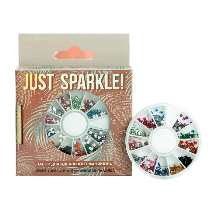 фото Набор фигурных страз для декора ногтей (12 цветов) just sparkle! 5188608 beauty fox