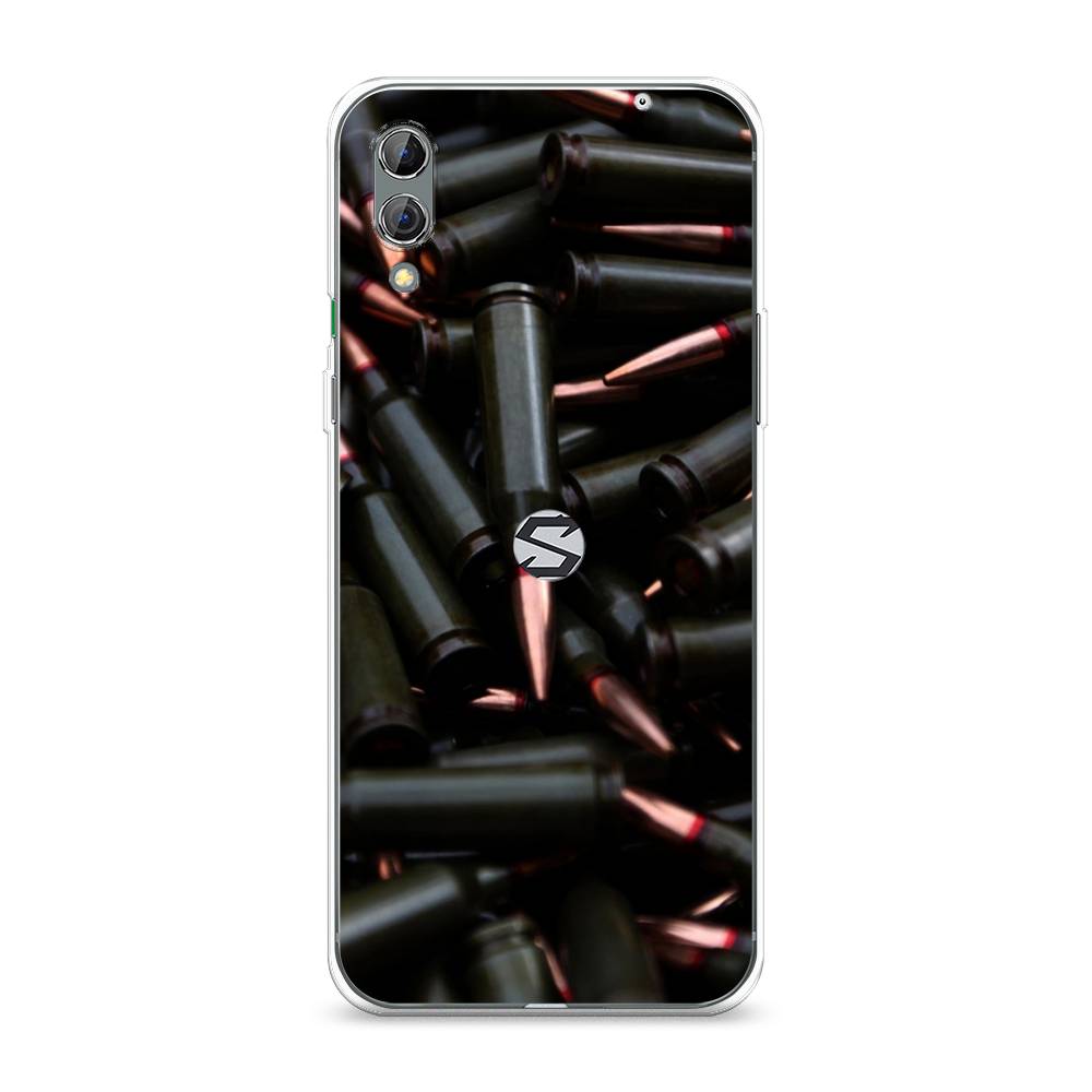 

Чехол Awog на Xiaomi Black Shark 2/2 Pro "Пули черные", Разноцветный, 36350-5