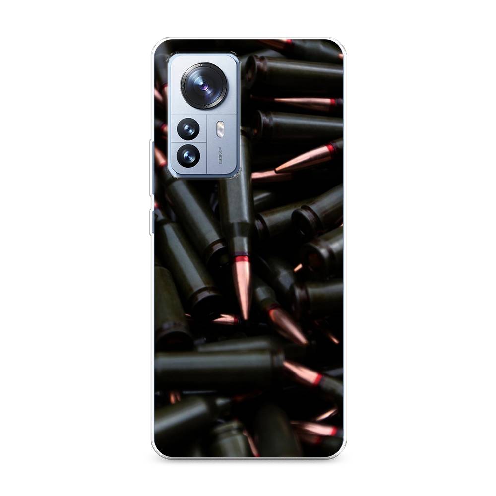 

Чехол Awog на Xiaomi 12 Pro "Пули черные", Разноцветный, 314450-5