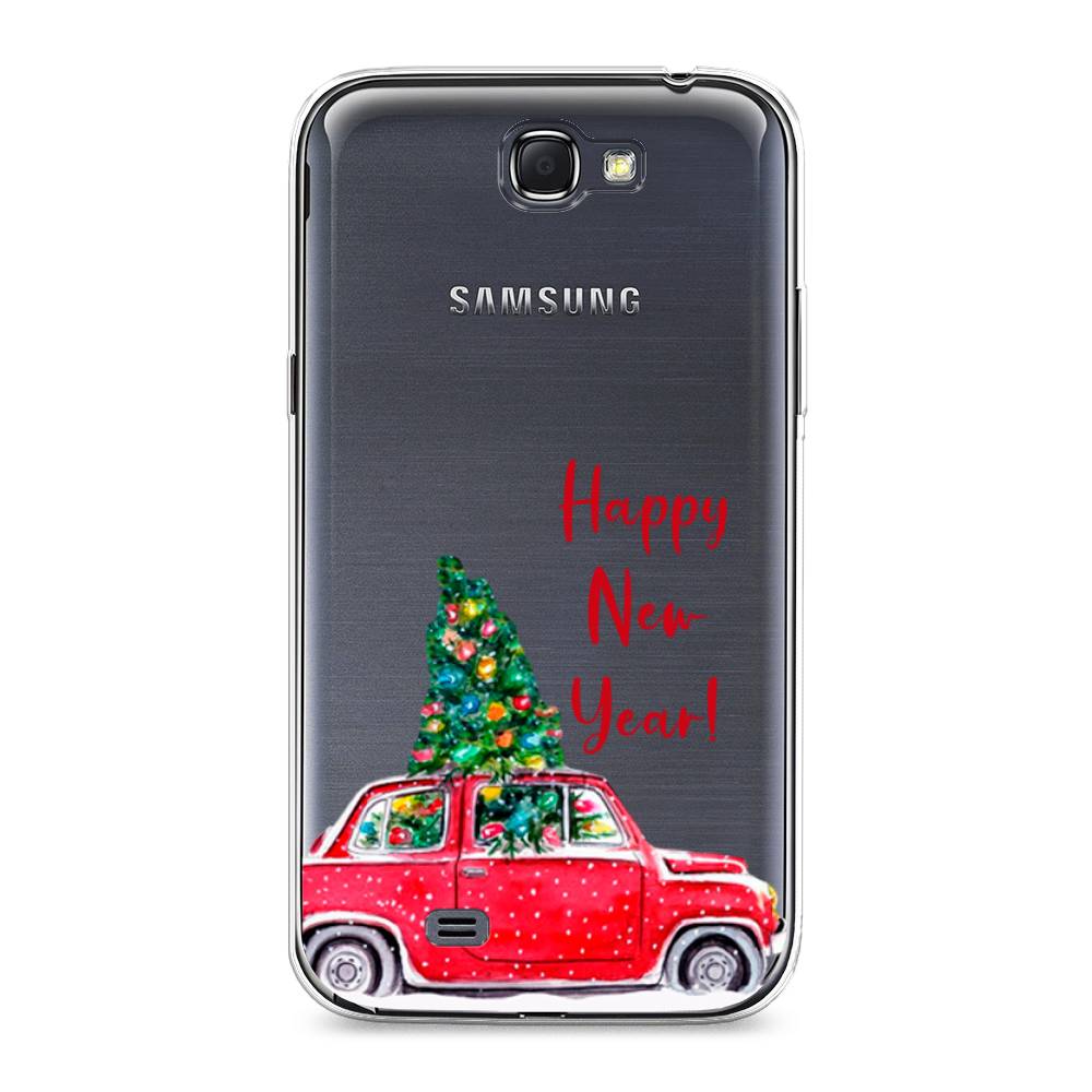 

Чехол на Samsung Galaxy Note 2 "Happy New Year", Красный;зеленый, 23250-5