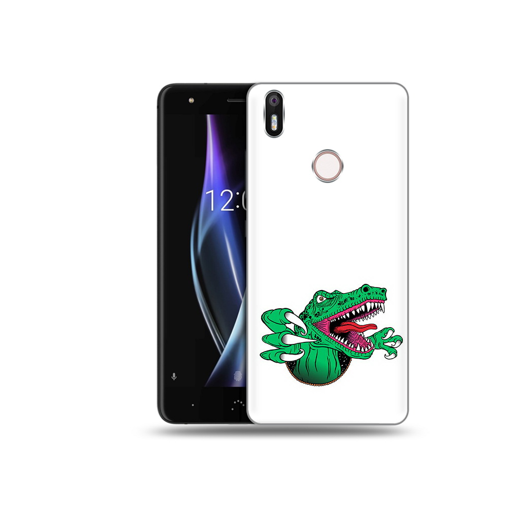 

Чехол MyPads Tocco для BQ Aquaris X крокодил, Прозрачный, Tocco