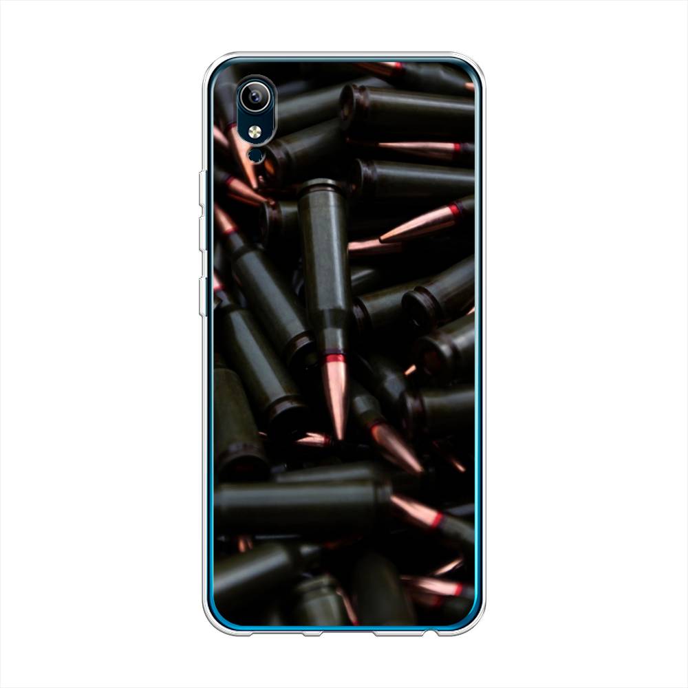 

Чехол Awog на Vivo Y91c/Y1s "Пули черные", Разноцветный, 262850-5