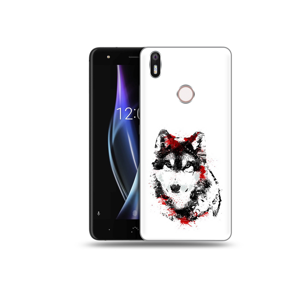 

Чехол MyPads Tocco для BQ Aquaris X кровавый волк, Прозрачный, Tocco