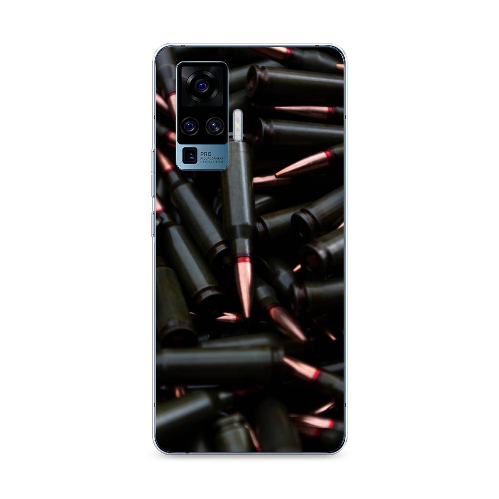 

Чехол Awog на Vivo X50 Pro "Пули черные", Разноцветный, 262350-5