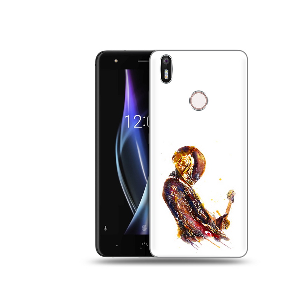

Чехол MyPads Tocco для BQ Aquaris X космо-музыкант, Прозрачный, Tocco