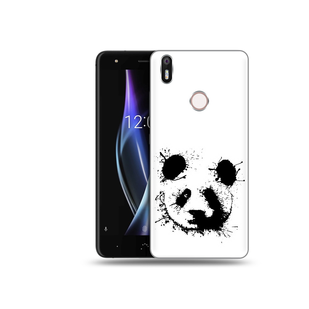 

Чехол MyPads Tocco для BQ Aquaris X клякса-панда, Прозрачный, Tocco