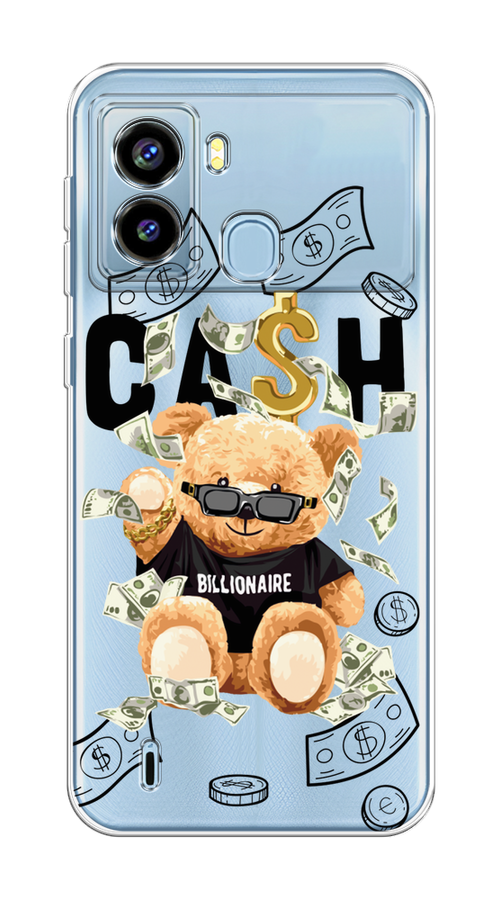 

Чехол на Tecno Pop 6 "Big cash", Черный;серый;бежевый, 302050-6