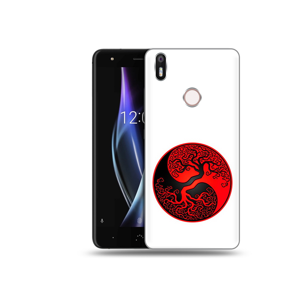 

Чехол MyPads Tocco для BQ Aquaris X инь янь дерево, Прозрачный, Tocco