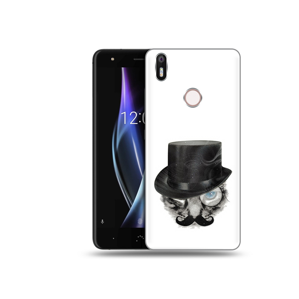 

Чехол MyPads Tocco для BQ Aquaris X интелегентный кот, Прозрачный, Tocco