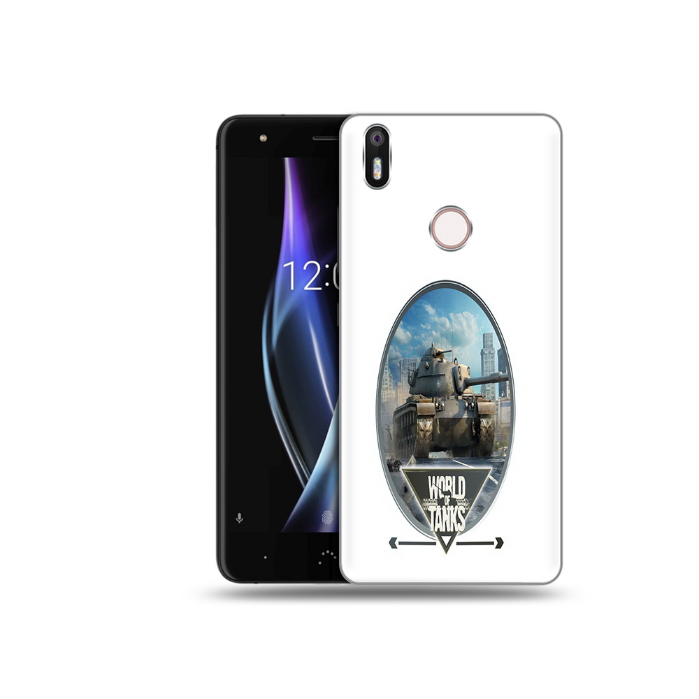 

Чехол MyPads Tocco для BQ Aquaris X игра с танками, Прозрачный, Tocco