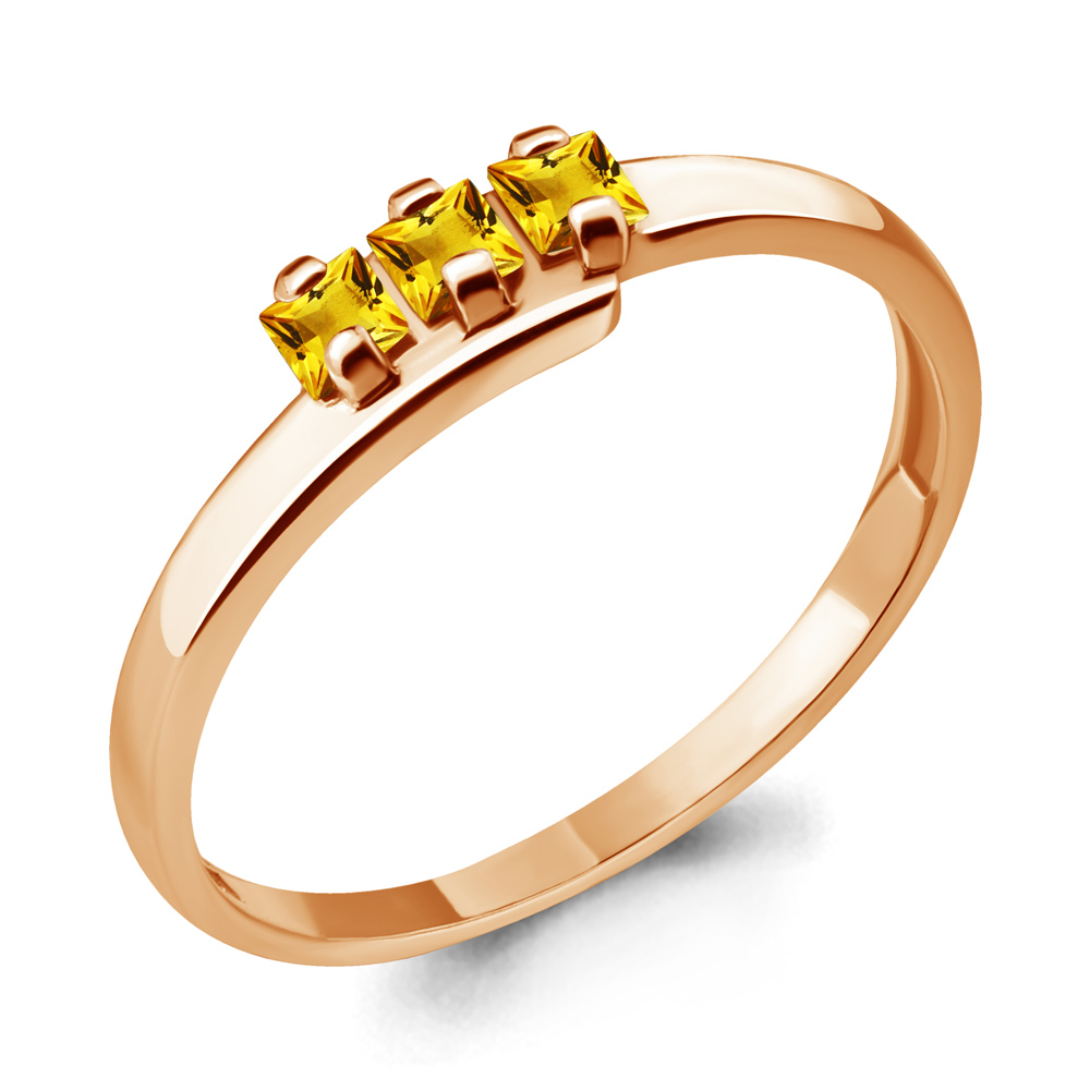 

Кольцо из серебра с цитрином Aquamarine Aquamarine 6569006_925_з р, 6569006_925_з