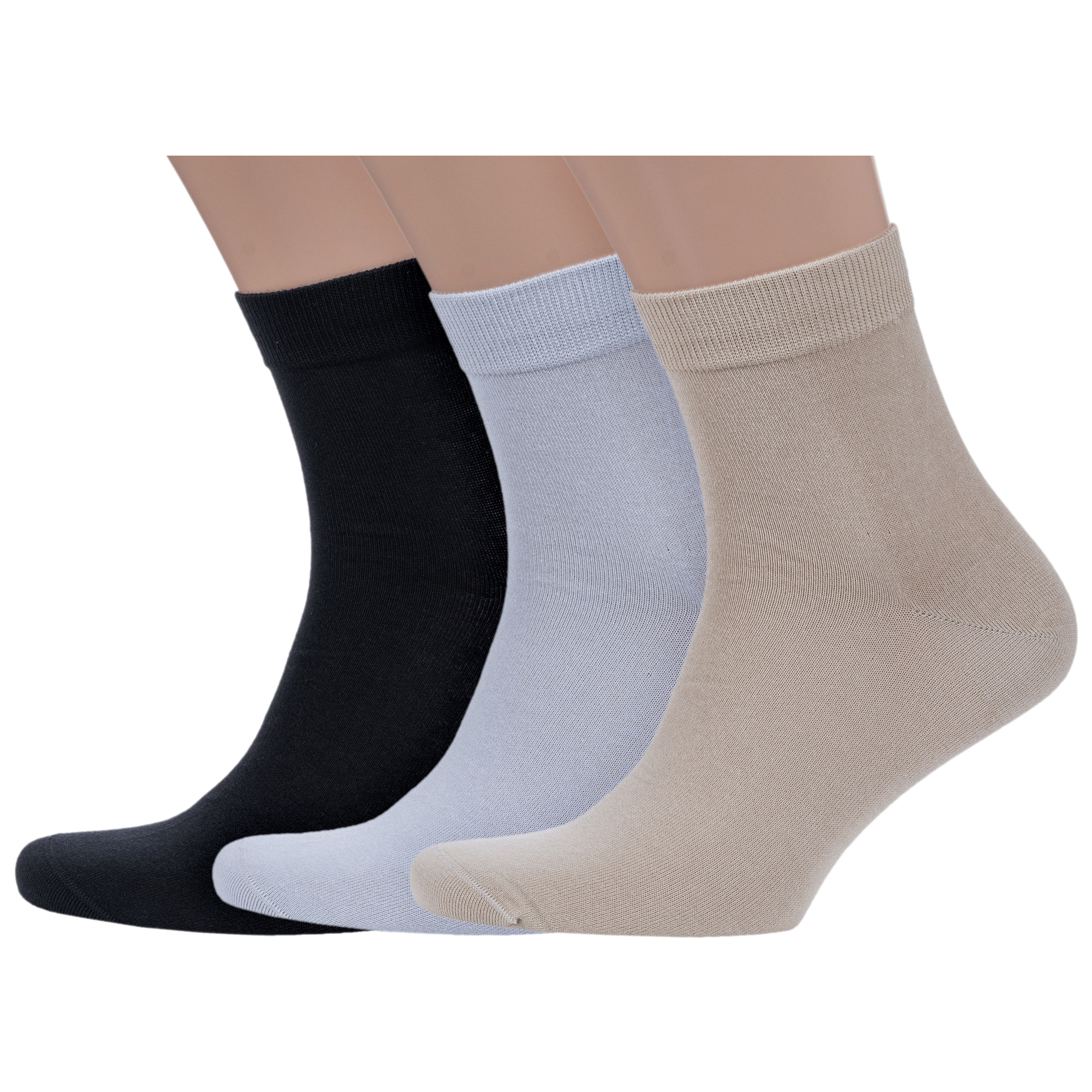 

Комплект носков мужских Grinston socks 3-15D12 разноцветных 29, Черный;серый;бежевый, 3-15D12