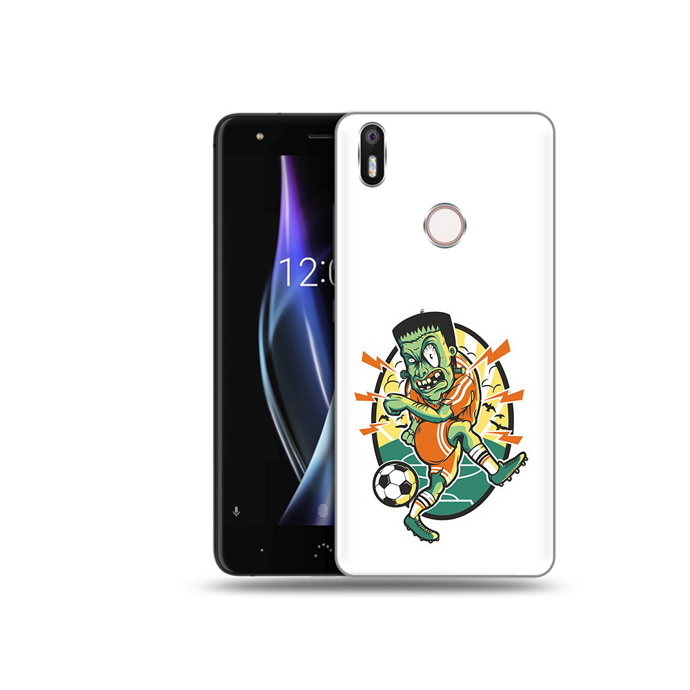 

Чехол MyPads Tocco для BQ Aquaris X зомби футболист, Прозрачный, Tocco