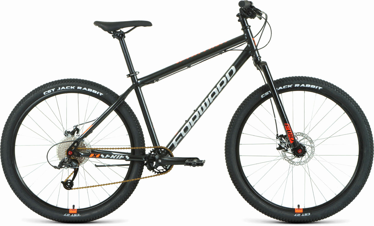

Велосипед Forward Sporting X Disc 27,5 2022 рост 17 черный/оранжевый, Sporting X Disc 27,5 2022