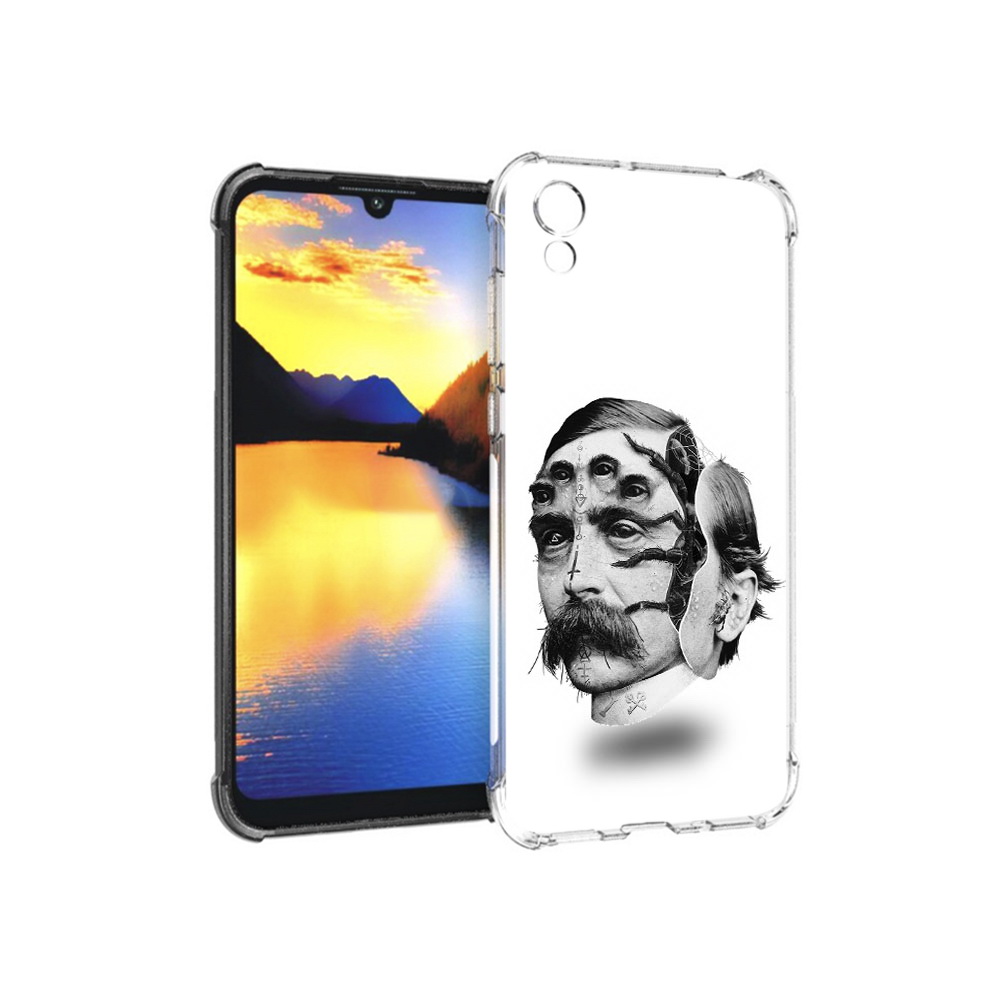 

Чехол MyPads Tocco для Huawei Y5 страшное лицо мужчины, Прозрачный, Tocco