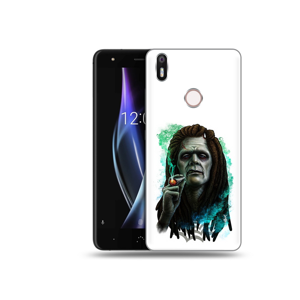 

Чехол MyPads Tocco для BQ Aquaris X зеленый мужчина с сигаретой, Прозрачный, Tocco