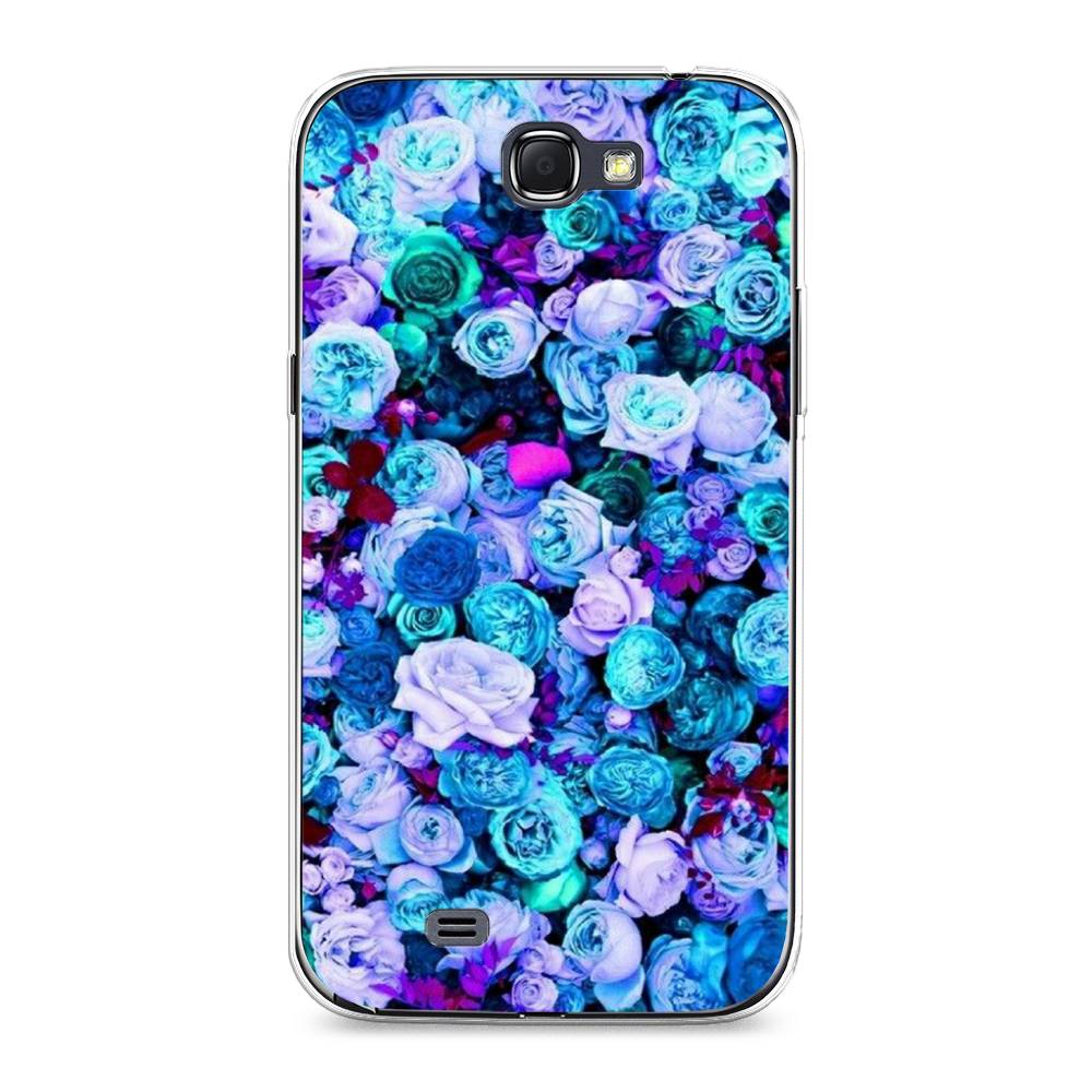 

Чехол на Samsung Galaxy Note 2 "Цветочный ковер", Фиолетовый, 23250-2