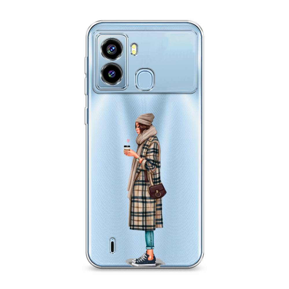 

Чехол на Tecno Pop 6 "Утренний кофе", Коричневый;бежевый, 302050-6