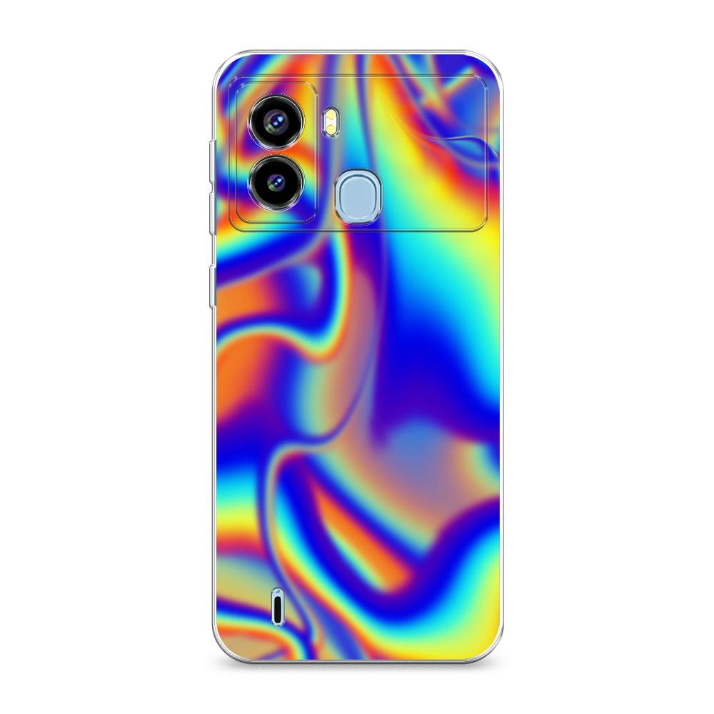 

Чехол на Tecno Pop 6 "Яркая голограмма", Разноцветный, 302050-3