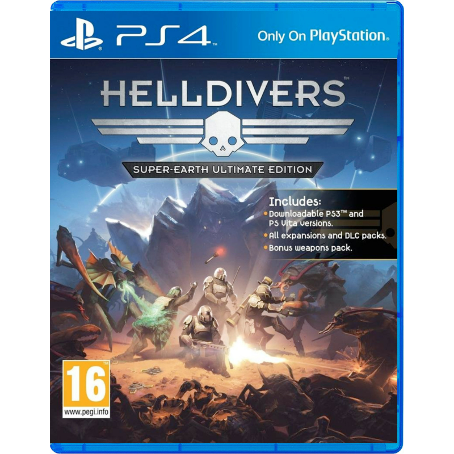 Игра Helldivers (PlayStation 4, русские субтитры)