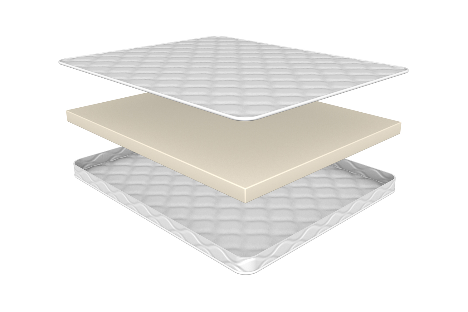 Матрас беспружинный Класс Матрас Simple 10см 200х200 см, ортопедическая пена