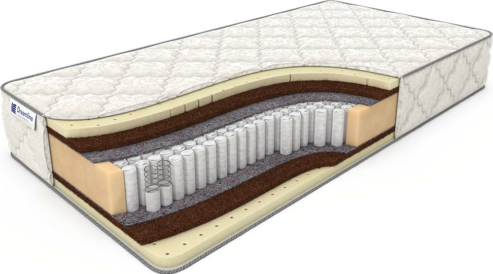 

Матрас Дримлайн Prime Medium S-1000 180х205х25, Белый, Prime Medium S1000