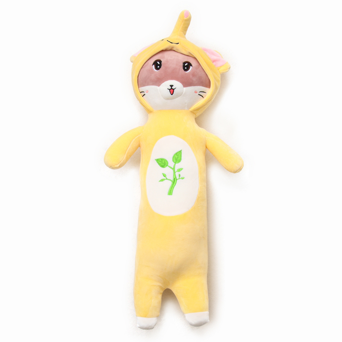 Unaky Soft Toy Мягкая игрушка «Дракошечка Зина в жёлтом флисовом шарфе», 20 см