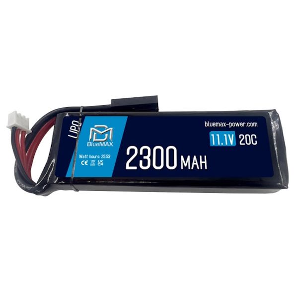 

Аккумулятор BlueMAX Li-Po 11.1V 2300mah 20C Stick, 103x35x22 мм, BM-2040