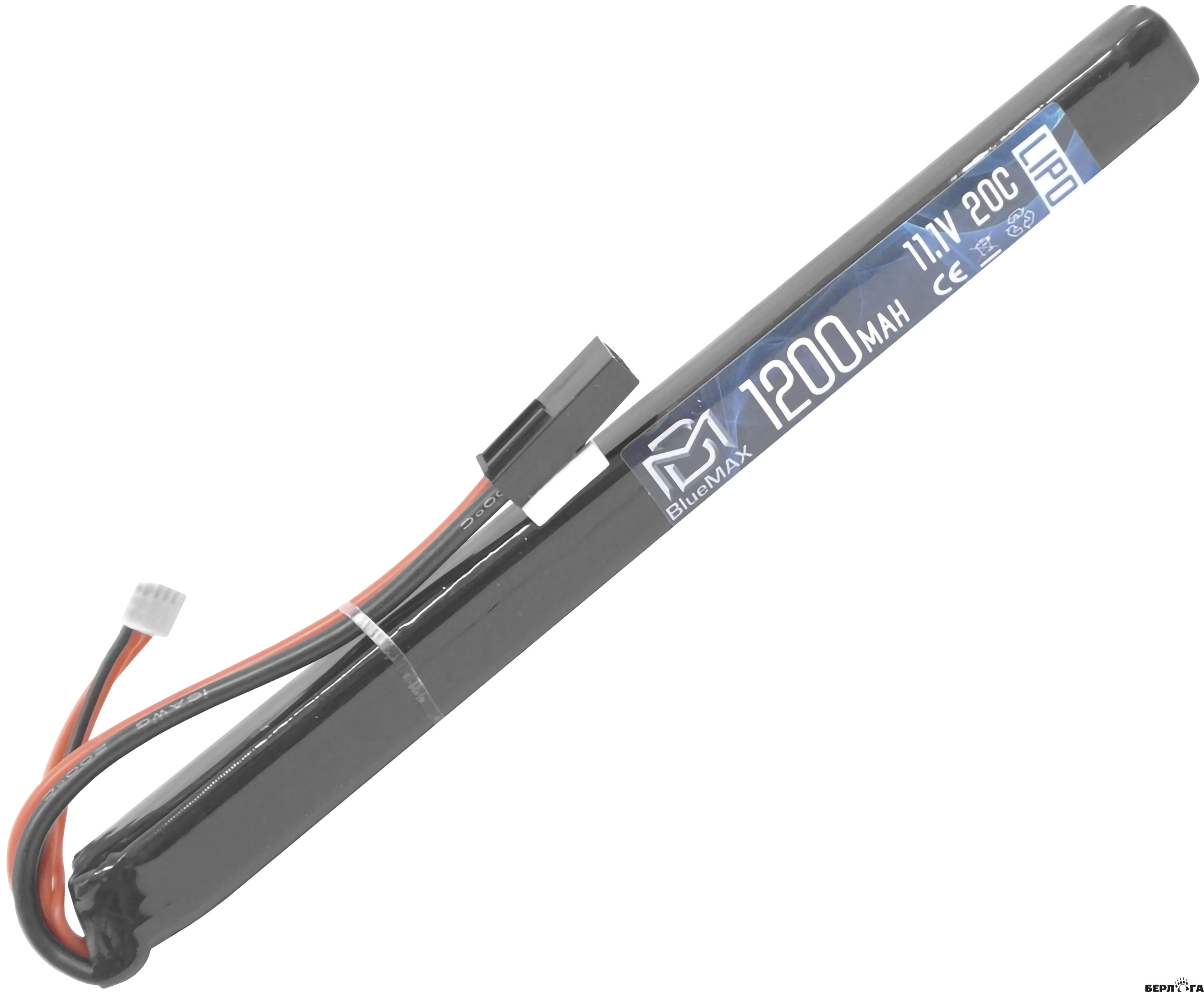 Аккумулятор BlueMAX Li-Po 11.1V 1200mah 20C AK Ultra-Thin Stick, 185x17x14 мм, BM-2027